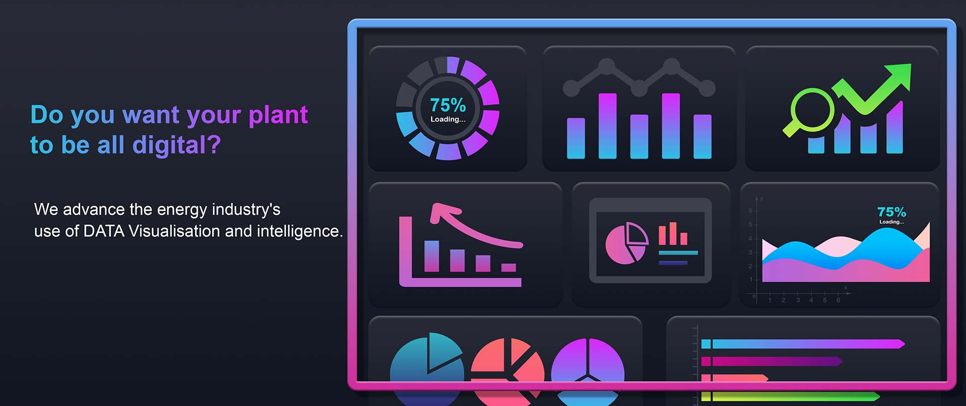 Digital plant with data visualisation and intelligence